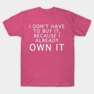 LISA RINNA//70S QUOTES T-Shirt